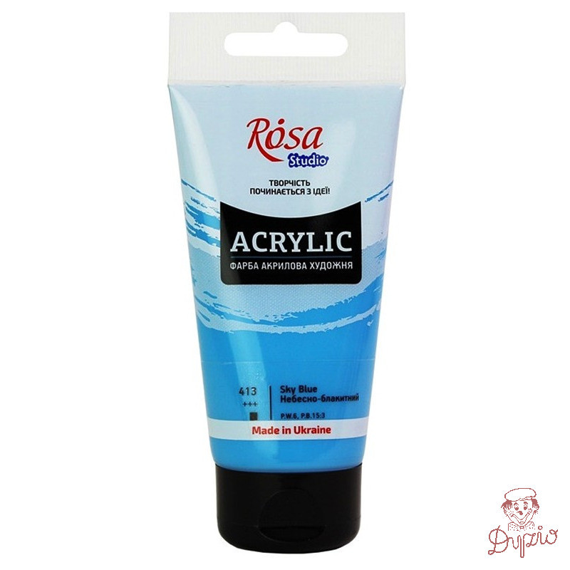 Farba akrylowa Rosa Studio 75ml SKY-BLUE 413