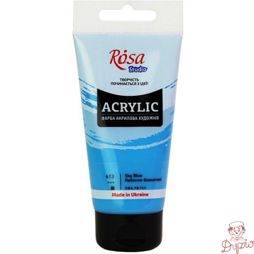 Farba akrylowa Rosa Studio 75ml SKY-BLUE 413