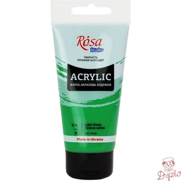 Farba akrylowa Rosa Studio 75ml LIGHT GREEN 414