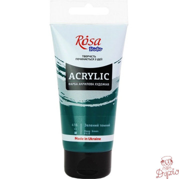 Farba akrylowa Rosa Studio 75ml DEEP GREEN 416