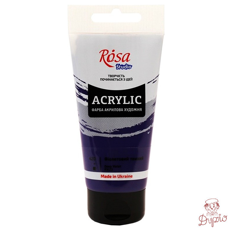 Farba akrylowa Rosa Studio 75ml DARK VIOLET 420