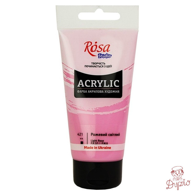 Farba akrylowa Rosa Studio 75ml LIGHT PINK 421