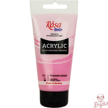 Farba akrylowa Rosa Studio 75ml LIGHT PINK 421