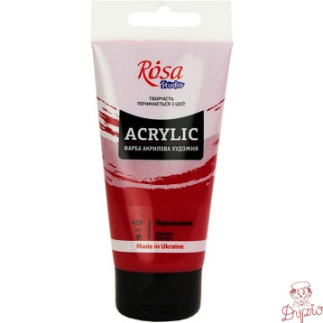 Farba akrylowa Rosa Studio 75ml CARMINE 429