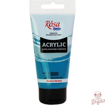 Farba akrylowa Rosa Studio 75ml TURQUOISE BLUE 431