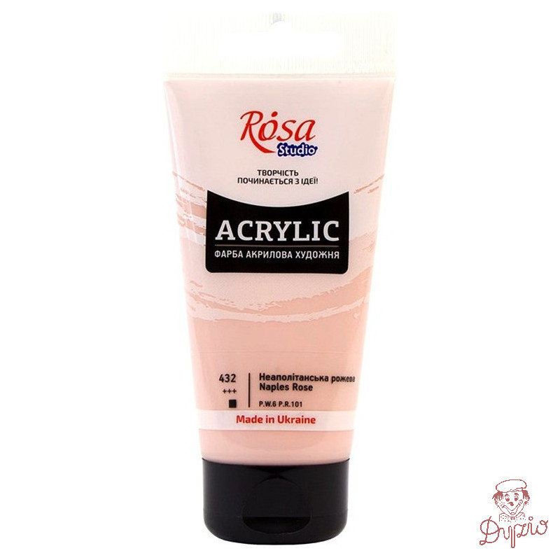 Farba akrylowa Rosa Studio 75ml NAPLES ROSE 432