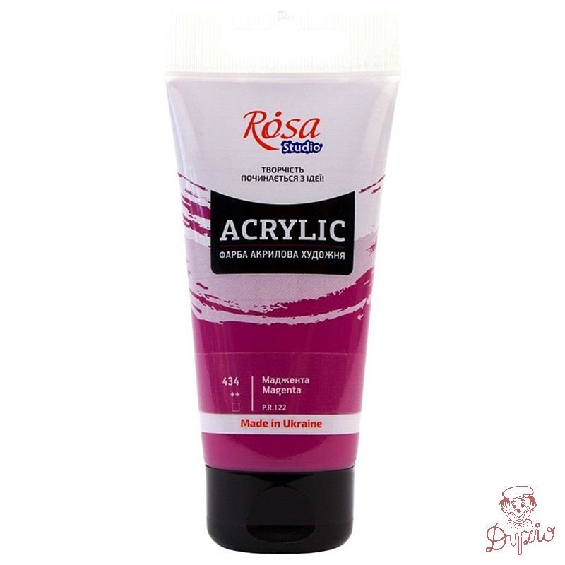 Farba akrylowa Rosa Studio 75ml MAGENTA 434