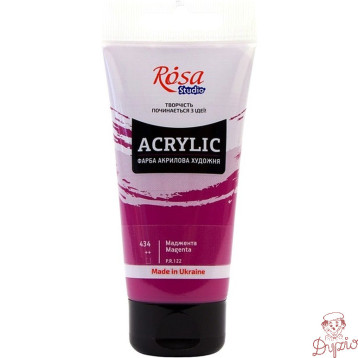 Farba akrylowa Rosa Studio 75ml MAGENTA 434