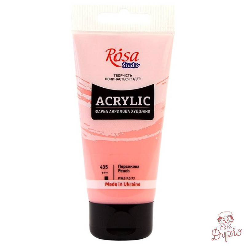 Farba akrylowa Rosa Studio 75ml PEACH 435