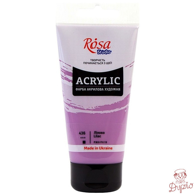 Farba akrylowa Rosa Studio 75ml LILAC 436
