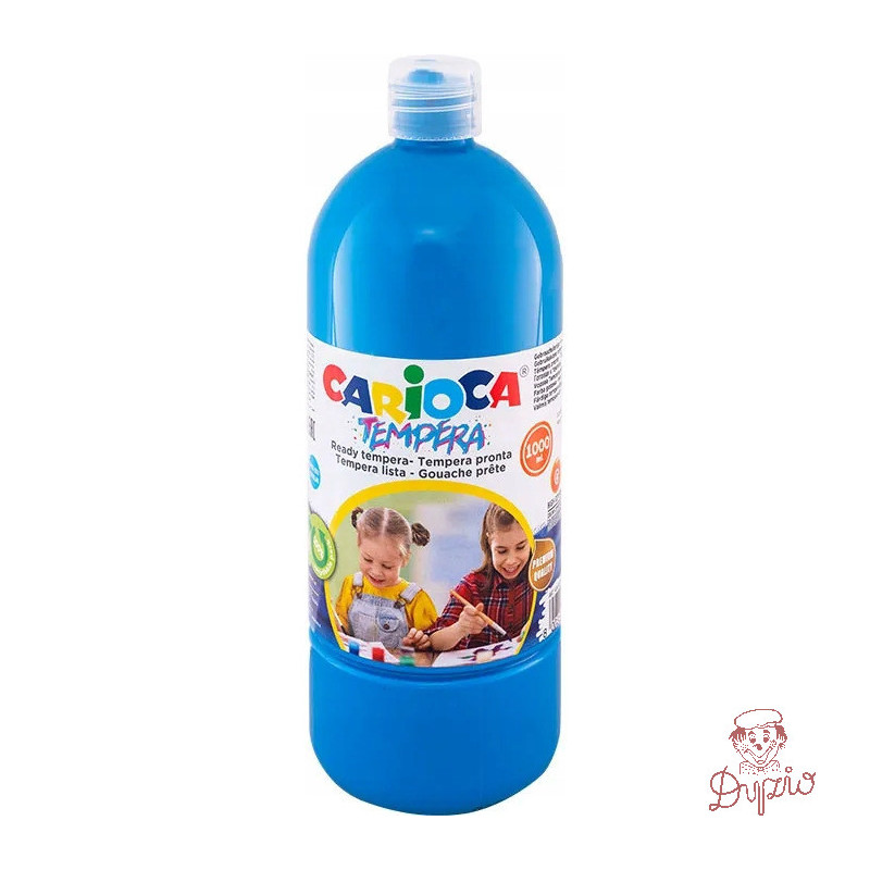 Farba CARIOCA TEMPERA 1000ml niebieska (40430/05) 170-2640