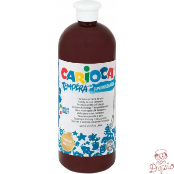 Farba CARIOCA TEMPERA 1000ml brązowa 170-2660