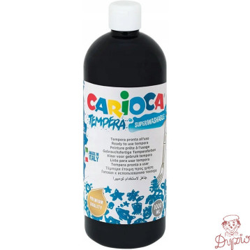 Farba CARIOCA TEMPERA 1000ml czarna 170-2642