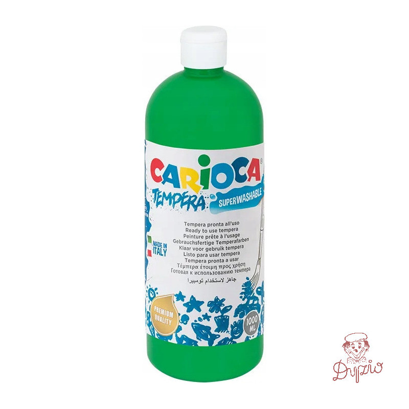 Farba CARIOCA TEMPERA 1000ml zielony 170-2645