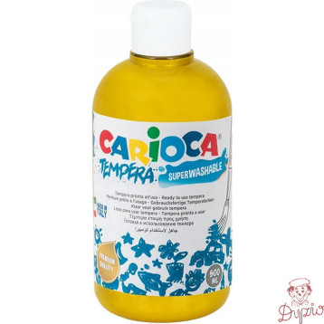 Farba CARIOCA TEMPERA 500ml złota (40427/19) 170-2217/2667