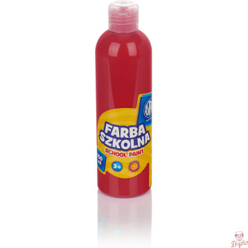 Farba plakatowa szkolna Astra 250ml czerwona 301217012 ASTRA