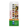 Farba akrylowa metaliczna 10 kol. x 12 ml HAPPY COLOR HA 7370 0012-M10