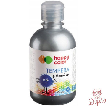 Farba TEMPERA Premium 300ml srebrny HAPPY COLOR 3310 0300-81