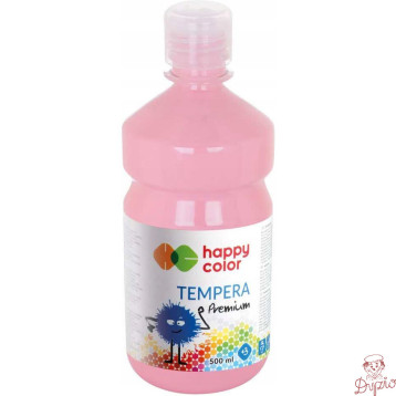 Farba TEMPERA Premium 500ml różowa HAPPY COLOR HA 3310 0500-20