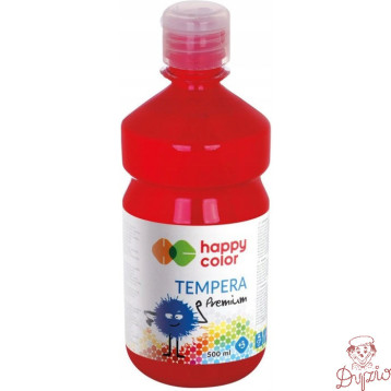 Farba TEMPERA Premium 500ml ciemnoczerwona HAPPY COLOR HA 3310 0500-26