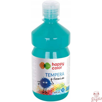 Farba TEMPERA Premium 500ml turkusowa HAPPY COLOR HA 3310 0500-39