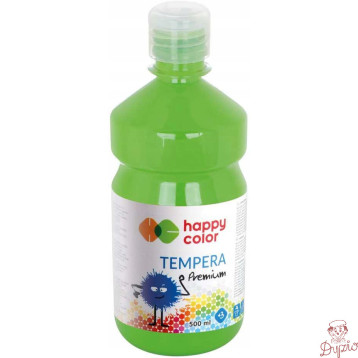 Farba TEMPERA Premium 500ml jasnozielona HAPPY COLOR HA 3310 0500-51