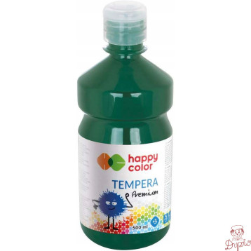 Farba TEMPERA Premium 500ml ciemno zielona HAPPY COLOR HA 3310 0500-52