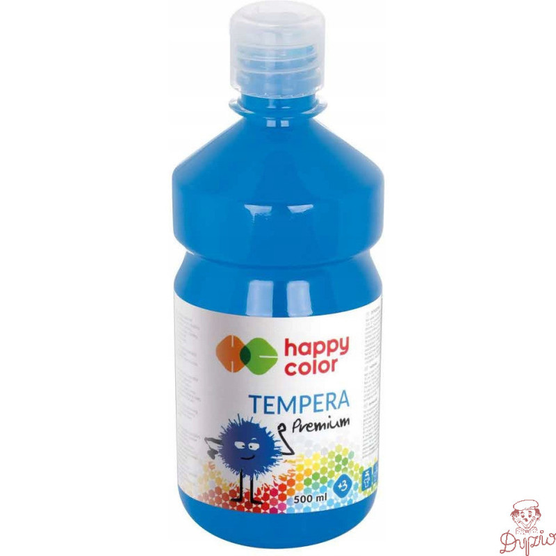 Farba TEMPERA Premium 500ml błękitna HAPPY COLOR HA 3310 500-30