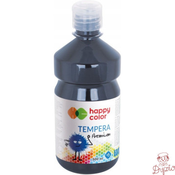Farba TEMPERA Premium 500ml grafitowa HA 3310 500-88 HAPPY COLOR