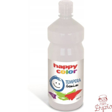 Farba TEMPERA Premium 1000ml biała HAPPY COLOR 3310 1000-0