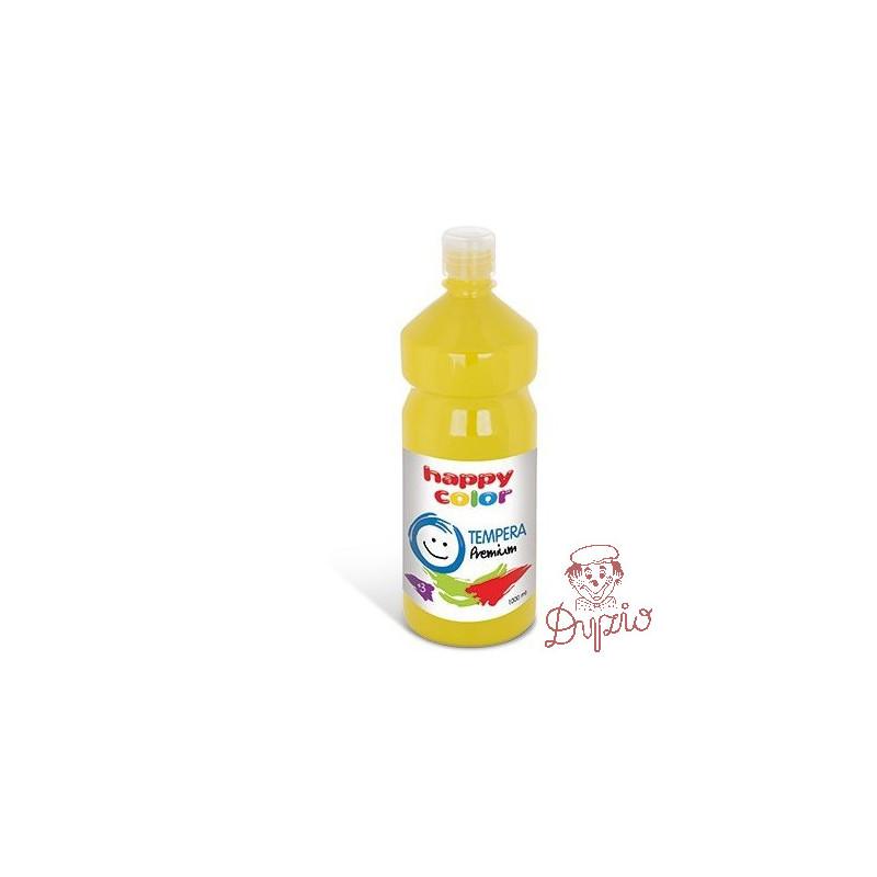 Farba TEMPERA Premium 1000ml żółty HAPPY COLOR 3310 1000-1
