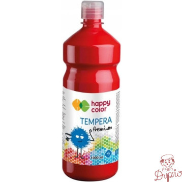 Farba TEMPERA Premium 1000ml czerwona HAPPY COLOR 3310 1000-2