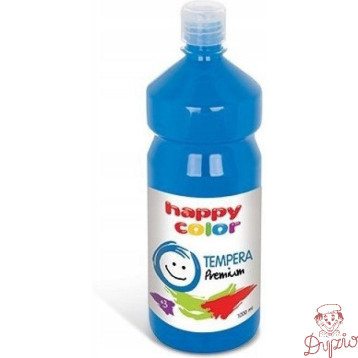Farba TEMPERA Premium 1000ml niebieska HAPPY COLOR 3310 1000-3