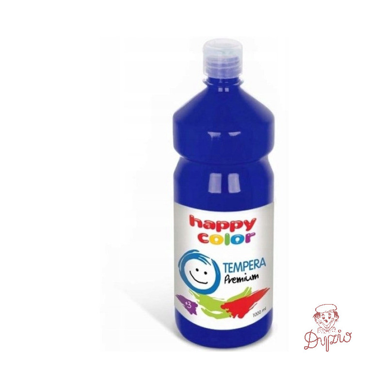 Farba TEMPERA Premium 1000ml granatowa HAPPY COLOR 3310 1000-33