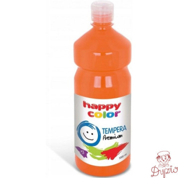 Farba TEMPERA Premium 1000ml pomarańczowa HAPPY COLOR 3310 1000-42