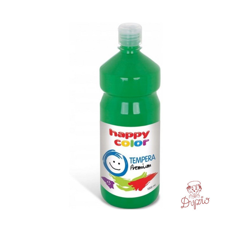 Farba TEMPERA Premium 1000ml zielona HAPPY COLOR 3310 1000-5