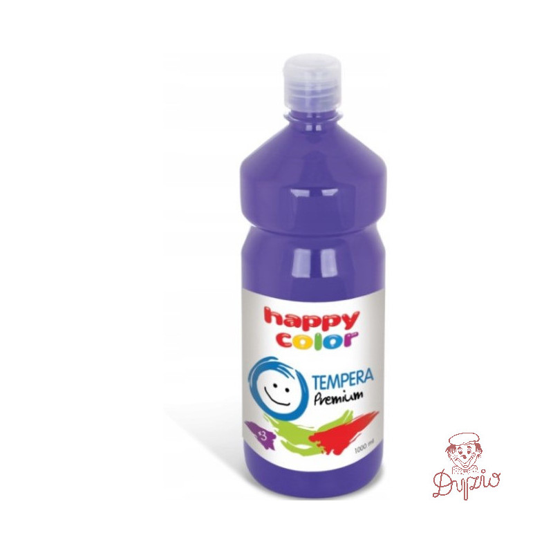 Farba TEMPERA Premium 1000ml fioletowa HAPPY COLOR 3310 1000-61