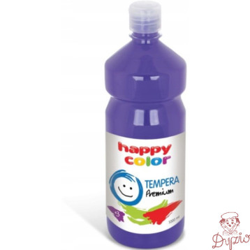 Farba TEMPERA Premium 1000ml fioletowa HAPPY COLOR 3310 1000-61