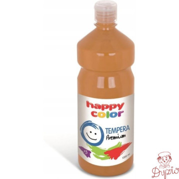 Farba TEMPERA Premium 1000ml brązowa HAPPY COLOR 3310 1000-7