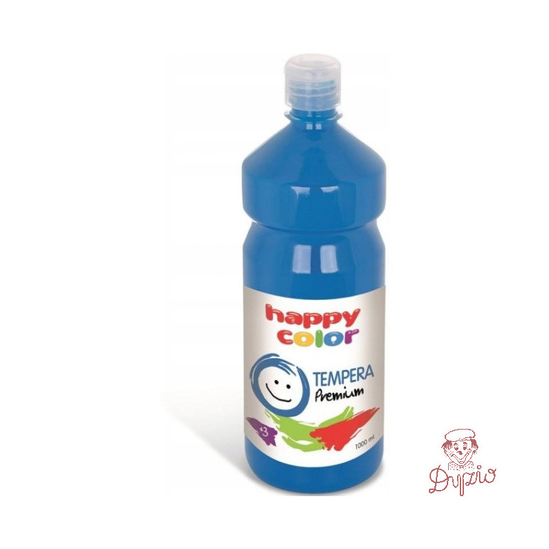 Farba TEMPERA Premium 1000ml błękitna HAPPY COLOR 3310 1000-30