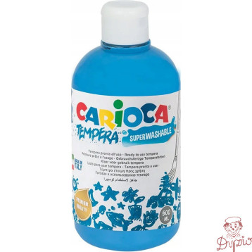 Farba TEMPERA j. niebieska CARIOCA 500ml 170-2664