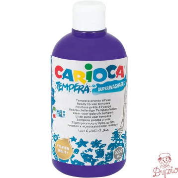 Farba CARIOCA TEMPERA 500ml fioletowa 40427/18