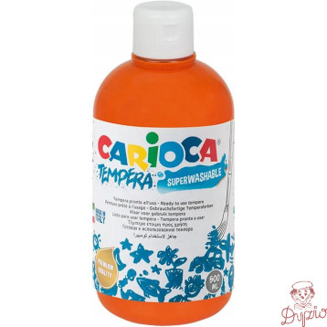 Farba TEMPERA pomarańczowa CARIOCA 500ml 170-2361