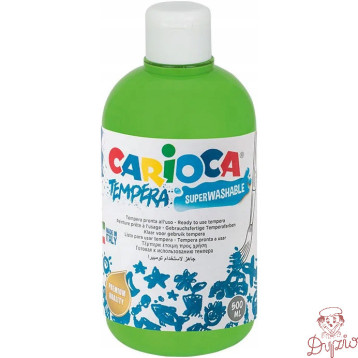 Farba TEMPERA jasnozielona CARIOCA 500ml 40427/13