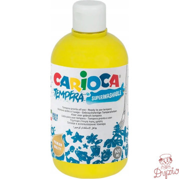 Farba CARIOCA TEMPERA 500ml żółta 40427/03