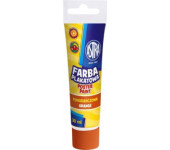 Farba plakatowa w tubkach 30ml szkolna pomarańczowa 301107001 ASTRA