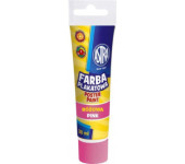 Farba plakatowa w tubkach 30ml szkolna różowa 301107002 ASTRA