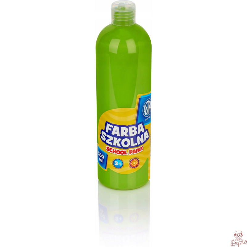 Farba plakatowa szkolna 500ml limonkowa 301217006 ASTRA