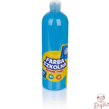 Farba plakatowa szkolna 500ml niebieska 83410900 ASTRA