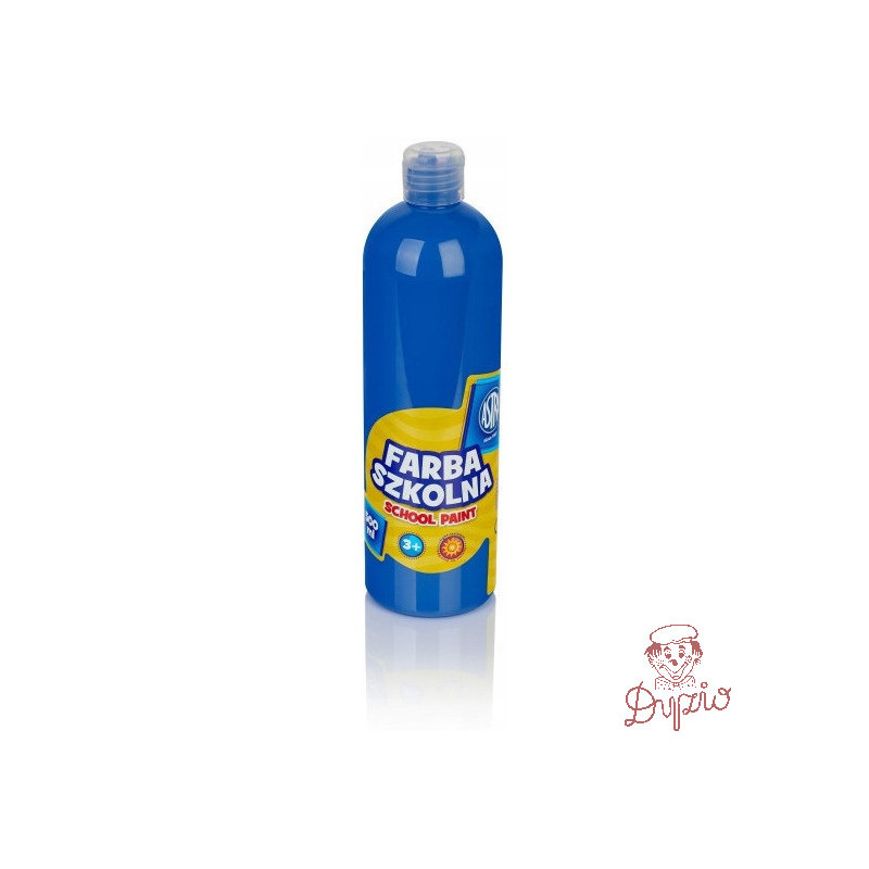 Farba plakatowa w tubkach 500ml szkolna niebieska ciemna 301109004 ASTRA